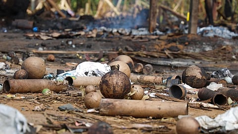 Thrissur fire cracker blast 6 year old injured