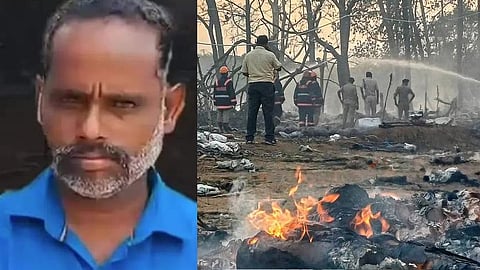 mundathikkode fireworks tragedy; licensee died