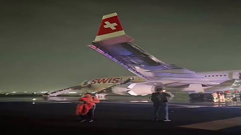 Swiss Air Flight's Engine Fails, Catches Fire During Takeoff In Delhi