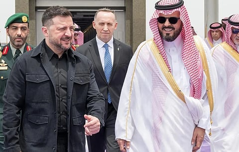 Zelensky visits Saudi Arabia for the second time in a row