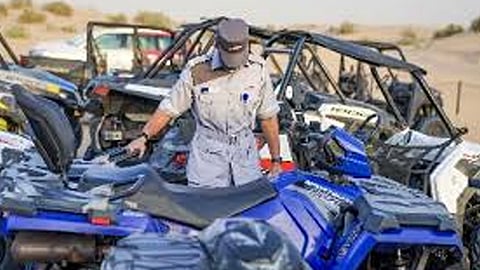 Dubai RTA inspects motorcycle rental establishments