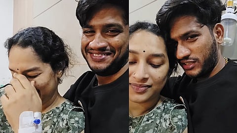 akhil marar shared a video from hospital