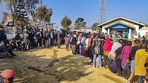 Repoll underway in 4 polling stations of Nagaland