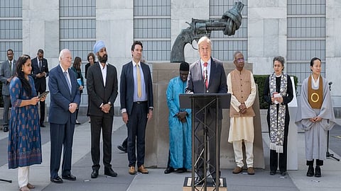 Religious leaders join Guterres in praying for peace -- ‘our most precious goal' 