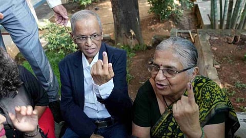 If we don't vote, we have no rights to criticise: Software icon Narayana Murthy 