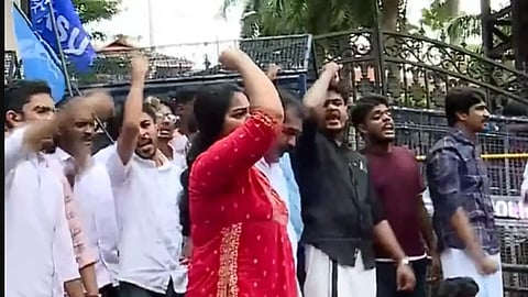 Female student's suspected suicide sparks tensions at private engineering college