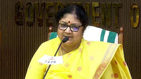 R Bindu, minister.