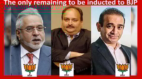 Only Mehul Choksi, Nirav Modi and Vijay Mallya now left to be inducted into BJP: Saamana