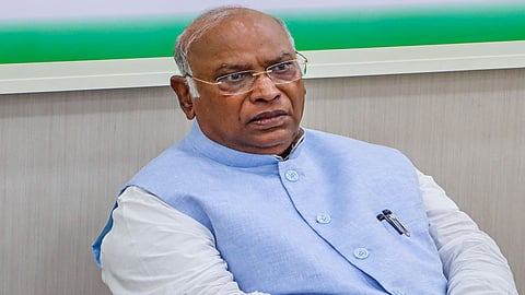 Congress president Mallikarjun Kharge