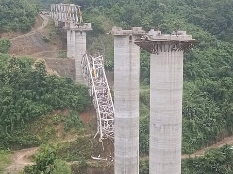 17 killed after under-construction railway bridge collapses in Mizoram