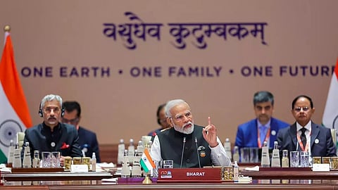PM Narendra Modi during G20 Summit, New Delhi