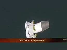 Aditya-L1 spacecraft separates from launch vehicle, proceeds towards the Sun: ISRO