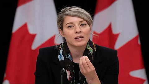 Canadian Foreign Affairs Minister Melanie Joly