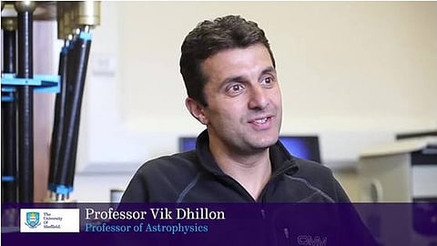 Professor Vik Dhillon, University of Sheffield's Department of Physics and Astronomy
