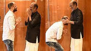 2018 film director Jude Anthany Joseph meets Rajinikanth, seeks Oscar blessings