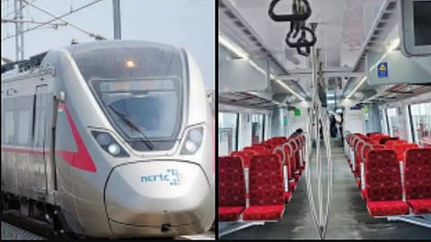 Push-button facility in RRTS corridor trains to open gates of coaches at stations, save energy