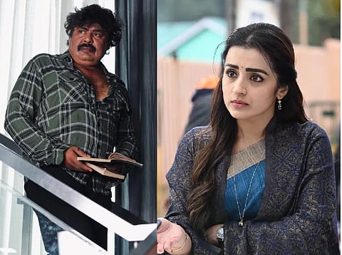 Actor Mansoor Ali Khan, actress Trisha Krishnan