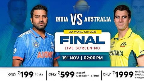 Eateries, bars gear up for Team India's summit clash against Australia with screenings, cricket-themed menus