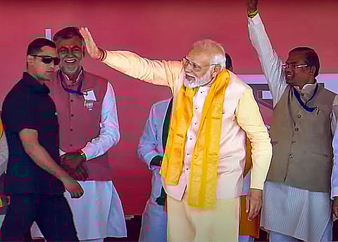 Congress leaders in MP fighting for their sons' dominance: PM Modi