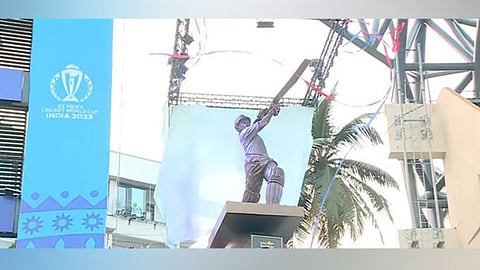 50 years of Sachin Tendulkar honoured with life-sized 'Master Blaster' statue at Wankhede Stadium