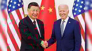 Joe Biden and  Xi Jinping
