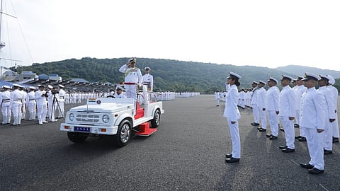 Passing out parade of 158 trainees of Indian Naval Academy held at Ezhimala