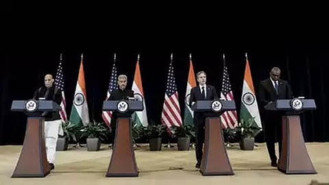 India, US 2+2 ministerial dialogue