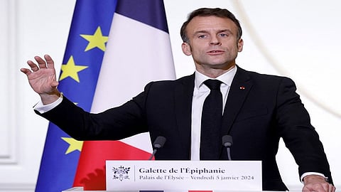 French President Macron