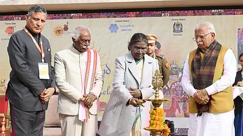 Prez Murmu inaugurates Surajkund mela