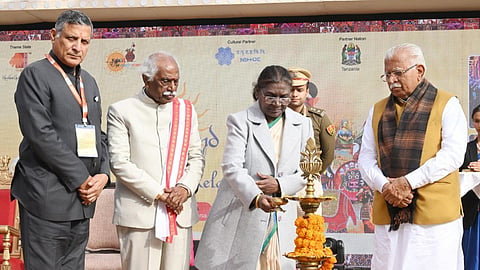 Prez Murmu inaugurates Surajkund mela, welcomes participants from partner nation Tanzania