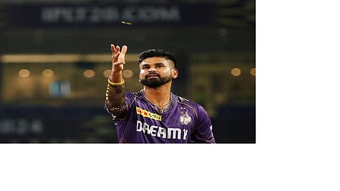 Kolkata Knight Riders captain Shreyas Iyer has been fined Rs 12 lakh for maintaining a slow over-rate during their IPL game against Rajasthan Royals here.