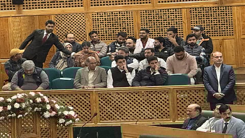 CM Omar Abdullah's sons watch J-K assembly proceedings for first time