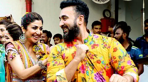Shilpa Shetty and her husband Raj Kundra