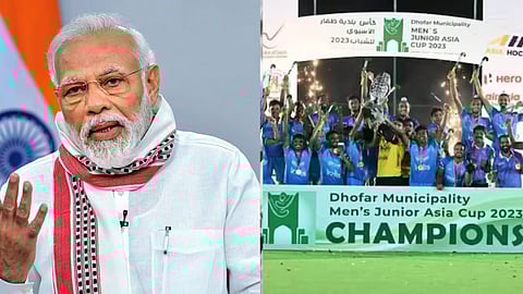 PM Narendra Modi lauds junior hockey team for winning the men's junior Asia Cup