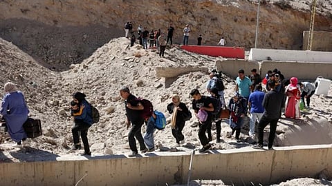 Lebanon - Syria crossing
