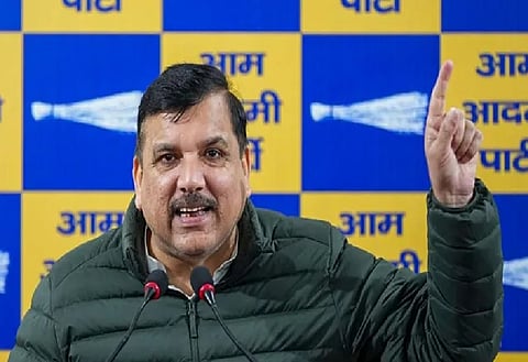 Delhi polls: AAP MP Sanjay Singh slams BJP for lack of CM face  