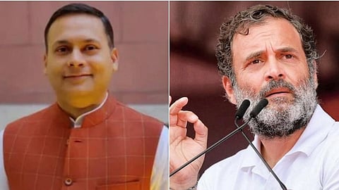 BJP IT department head Amit Malviya and Leader of Opposition LS Rahul Gandhi