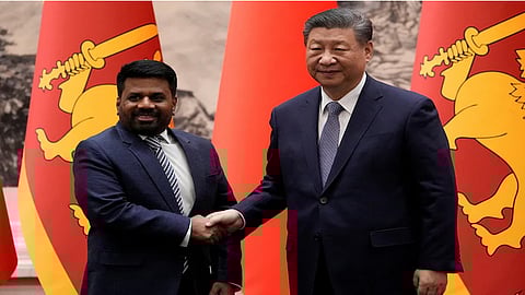 Sri Lankan President Anura Kumara Dissanayake and Chinese President Xi Jinping
