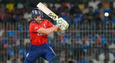 England's captain Jos Buttler 