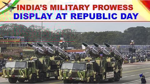 Display of Indian military prowess during 76th Republic Day parade