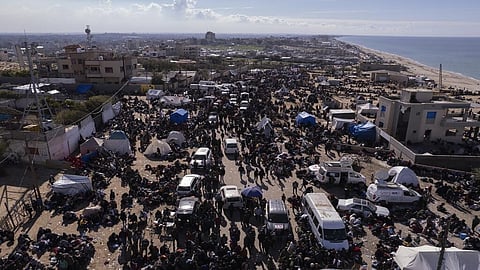Palestinians returns to northern Gaza strip