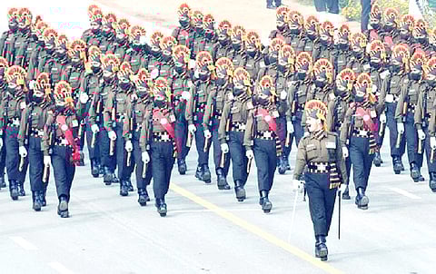Republic Day parade: Uttar Pradesh tableau wins first prize; J&K Rifles wins best marching contingent 