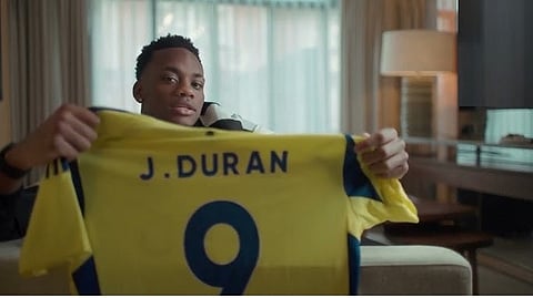 Colombia forward Jhon Duran 