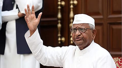 Social activist Anna Hazare