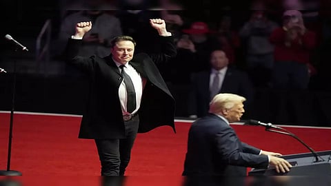 Elon Musk and US President Donald Trump