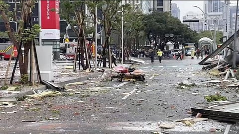 Gas explosion at Taiwan food court kills 4 and leaves 8 hospitalised