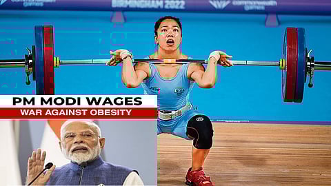 Mirabai Chanu joins PM's fight against obesity