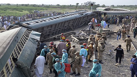 There was a huge explosion and firing, a scene that can never be forgotten, when Baloch militants attacked a passenger train
