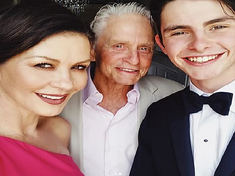 Dylan Douglas, son of actors Catherine Zeta-Jones and Michael Douglas, is set to make his acting debut with psychological thriller "I Will Come to You".