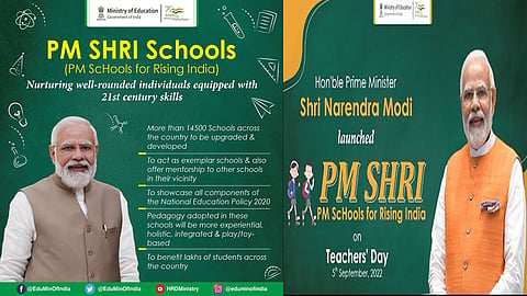 Not releasing funds to states which have not agreed to implement the PM SHRI schools scheme is not factual